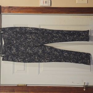 Seven7 Pull On Ponte Leopard Leggings Pants - Large